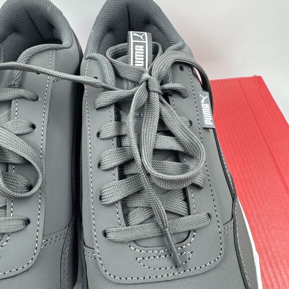 PUMA Men's Size 11 Skate Sneakers Lace-up Court Shoes, Gray - Picture 4 of 16